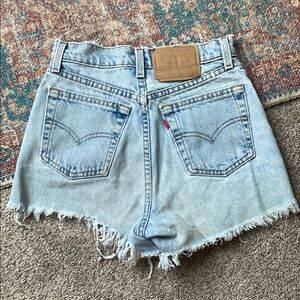 Levi's Women's Light Blue Denim Shorts